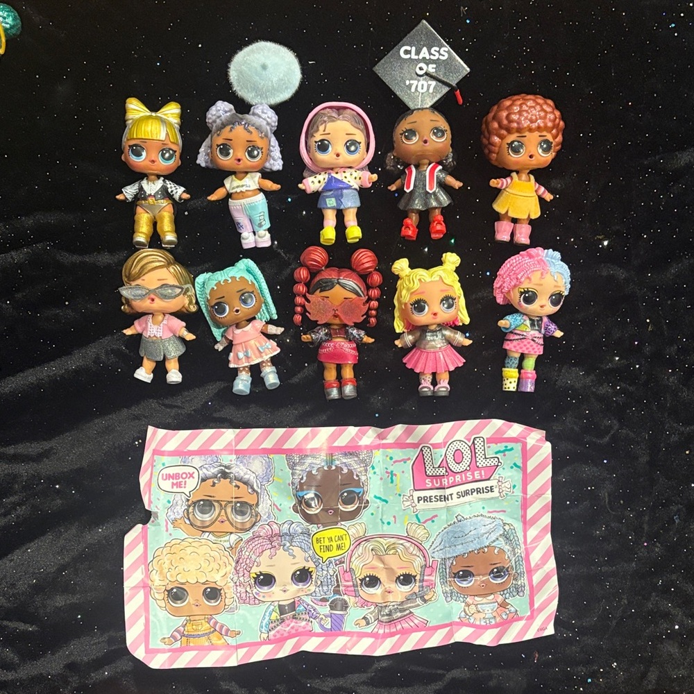 L.O.L. Surprise! Dolls Collection - Pink, Blue, Yellow